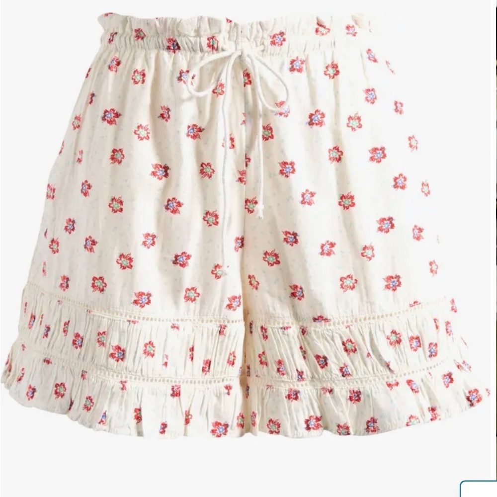 Free People NWT Cambridge Short in Ivory Combo